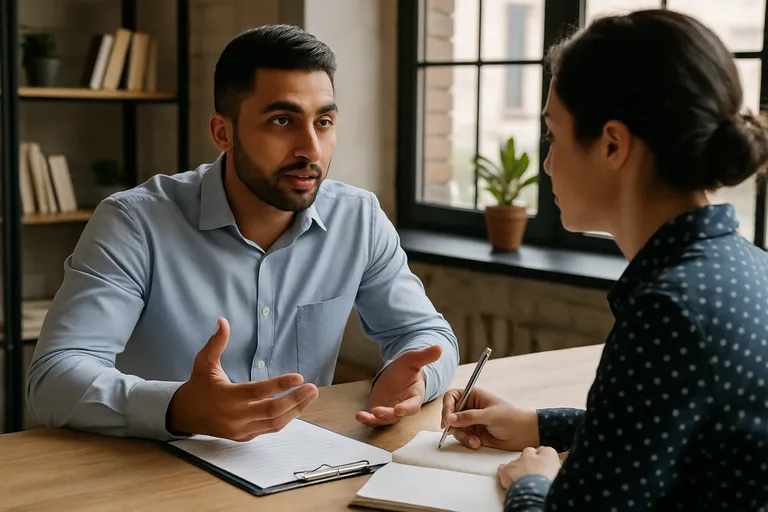 Gesprekken voeren en opvolgen