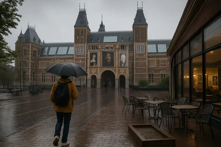 Kant-en-klare dagplannen bij regen in amsterdam