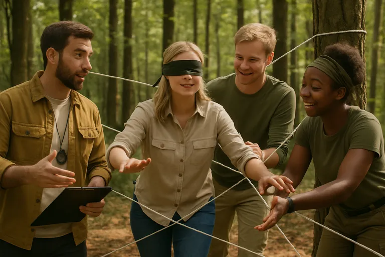 Samen sterker in het groen: teambuilding met bosspellen die je team laten groeien
