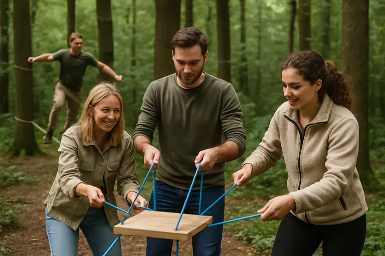Spellen voor in het bos