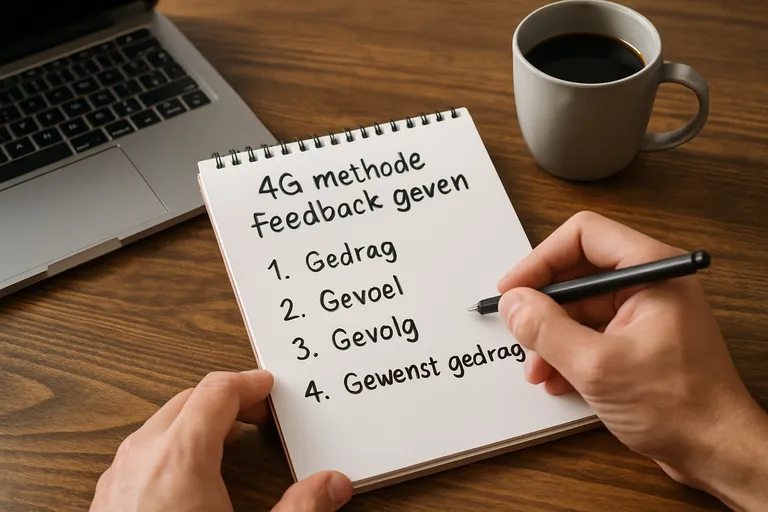 Stappenplan: 4G methode feedback geven