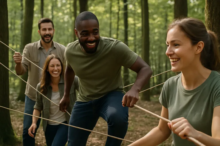 Waarom teambuilding in het bos werkt