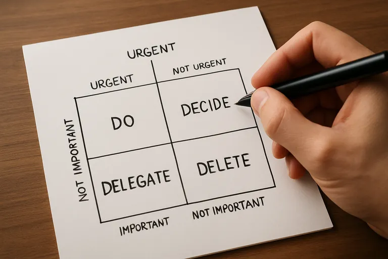 Wat is de eisenhower-matrix (urgent-belangrijk)