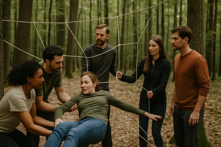 Zo organiseer je een effectieve bos-teambuilding